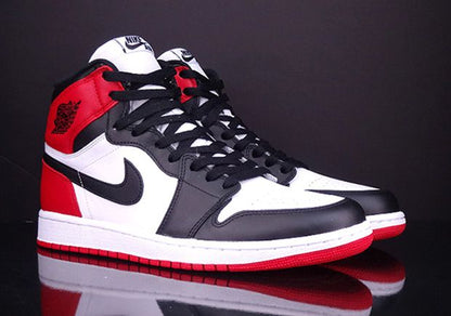 AJ1 High Red + BLACK